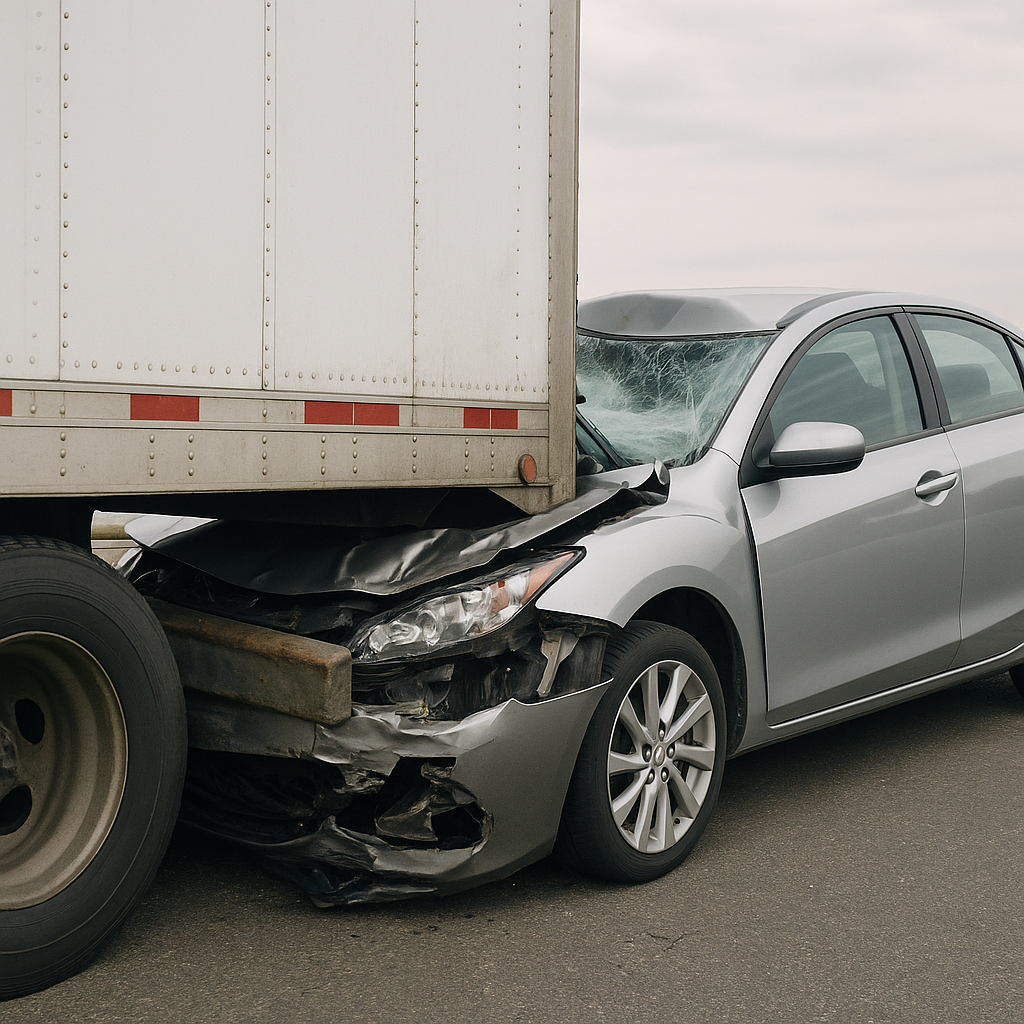 underride deadly illustration for Why underride crashes are so deadly