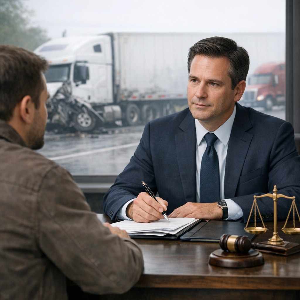 choose truck accident lawyer illustration for 1. Find Your Perfect Match: Choose the Right Truck Accident Lawyer 2. Insider T