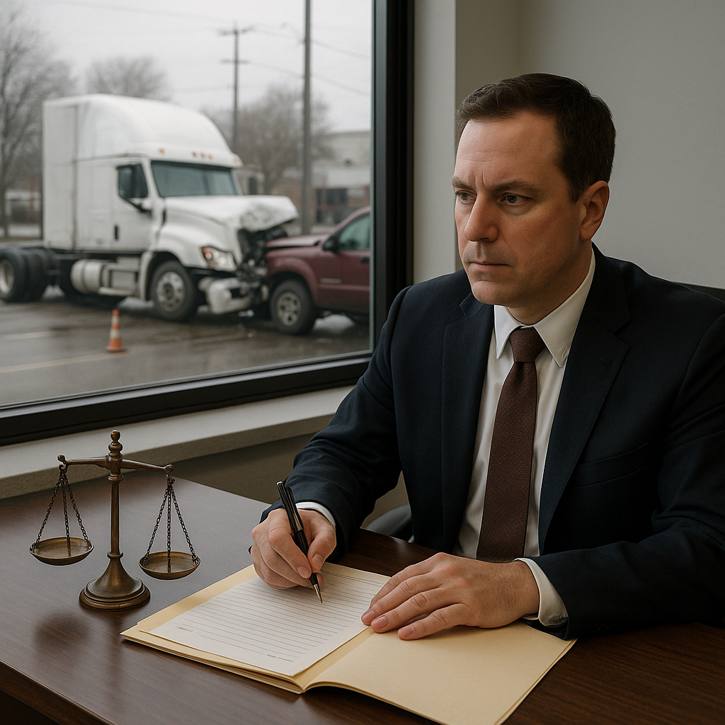 appeal truck accident lawyer illustration for How lawyers assist with appeals in truck accident cases
