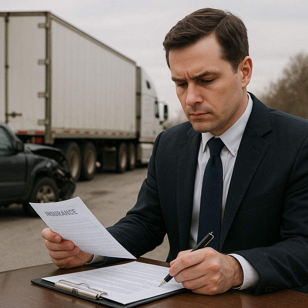 policy limits truck accident lawyer illustration for How lawyers evaluate insurance policy limits in truck accident cases