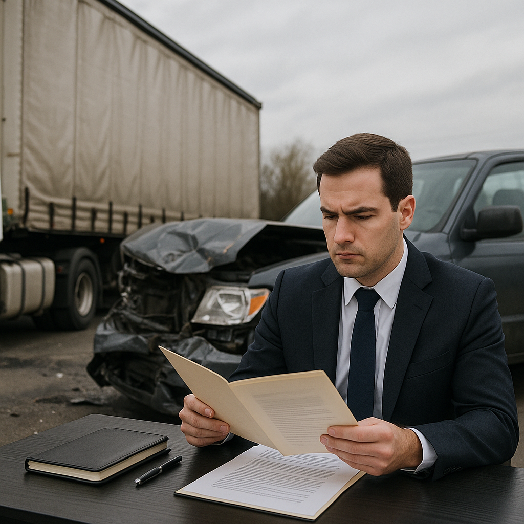 evaluate truck accident case lawyer illustration for How lawyers evaluate truck accident cases