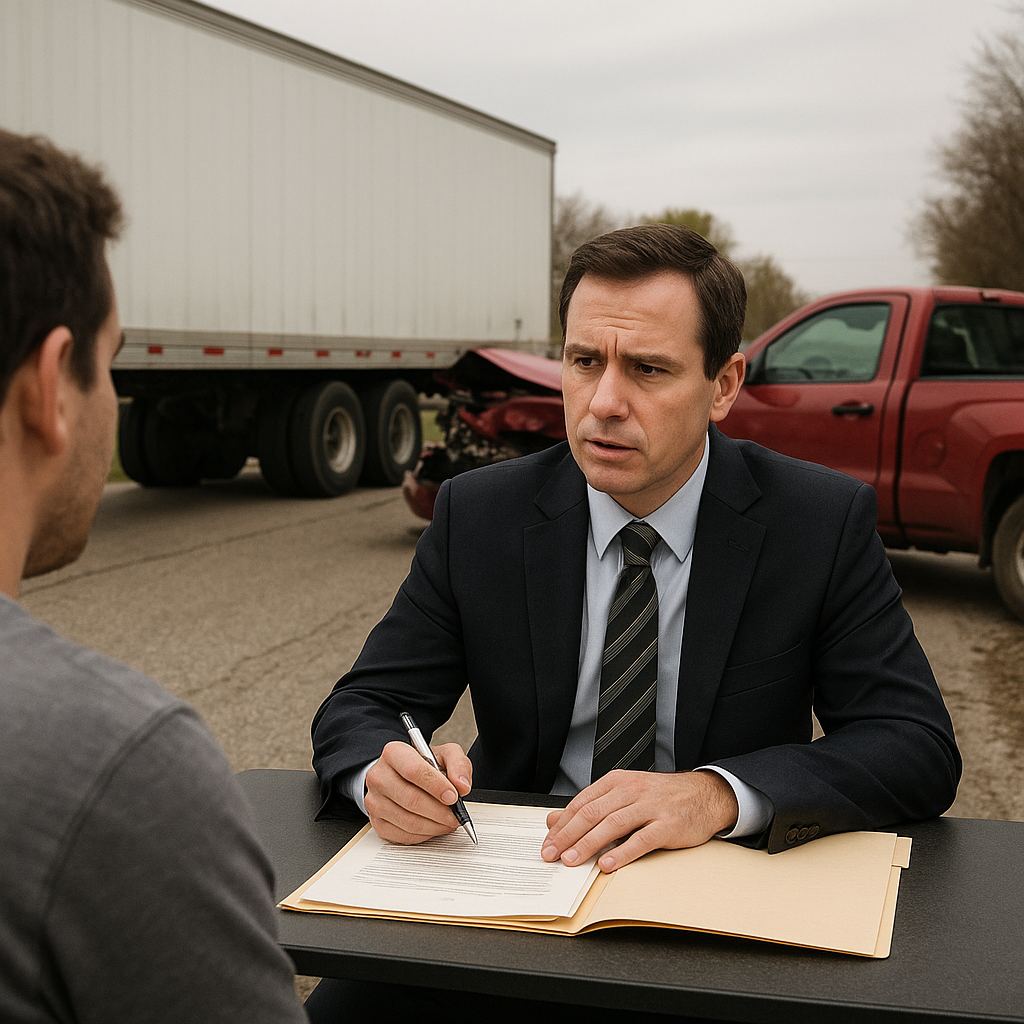 lien negotiation truck accident lawyer illustration for How lawyers handle lien negotiations in truck accident cases