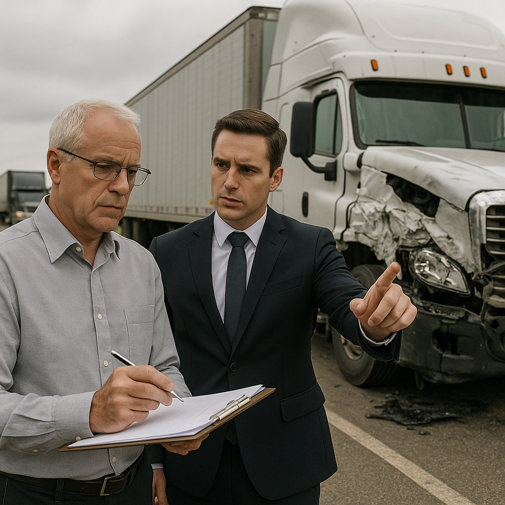 expert witness truck accident lawyer illustration for How lawyers work with expert witnesses in truck accident cases