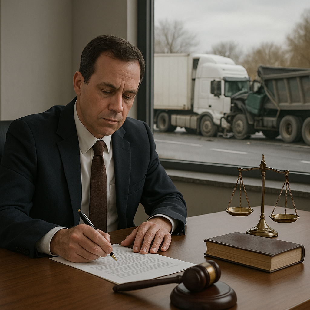 legal fees truck accident lawyer illustration for How legal fees are structured in truck accident cases