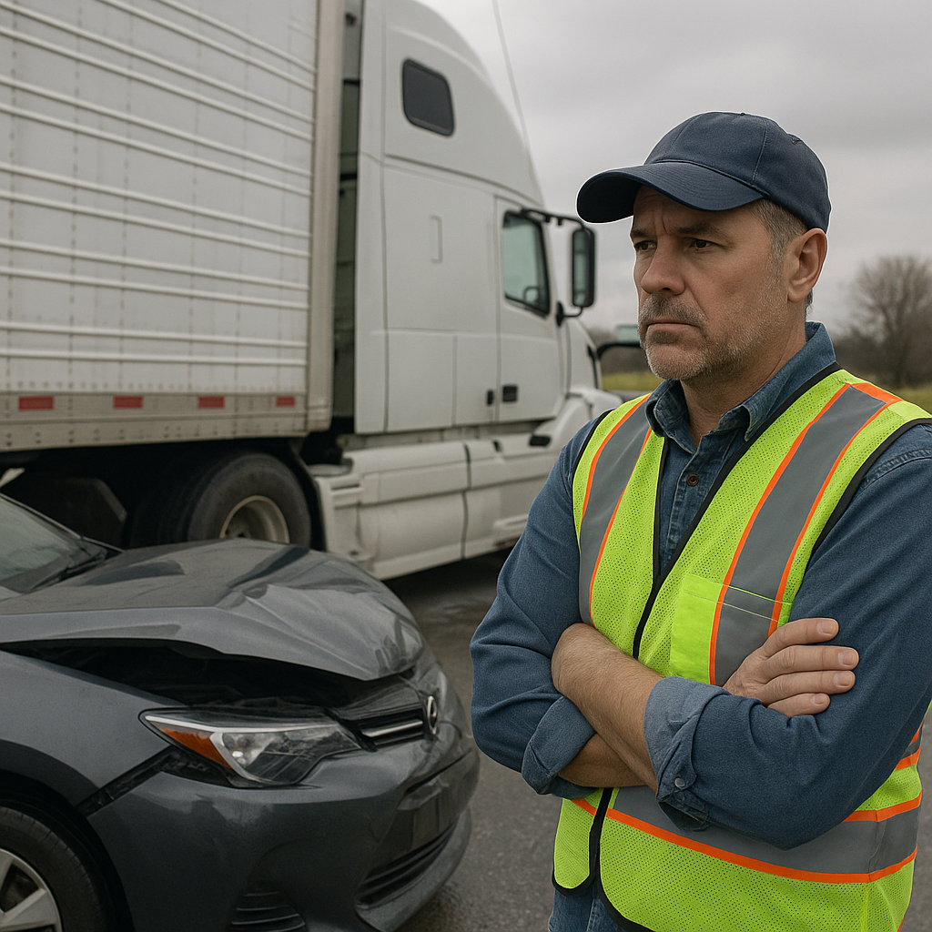 independent contractor truck accident lawyer illustration for What happens if the truck driver was an independent contractor