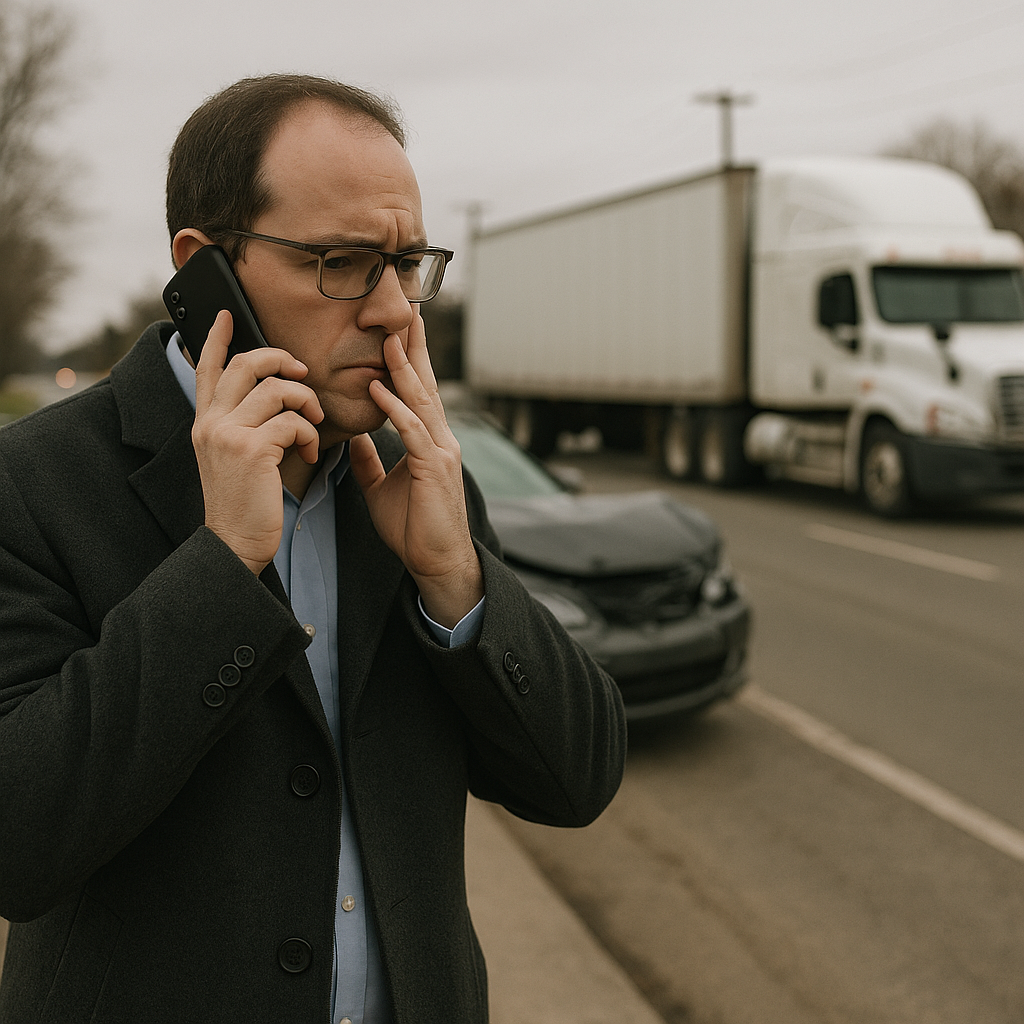 delay hiring truck accident lawyer illustration for What happens if you wait too long to hire a lawyer