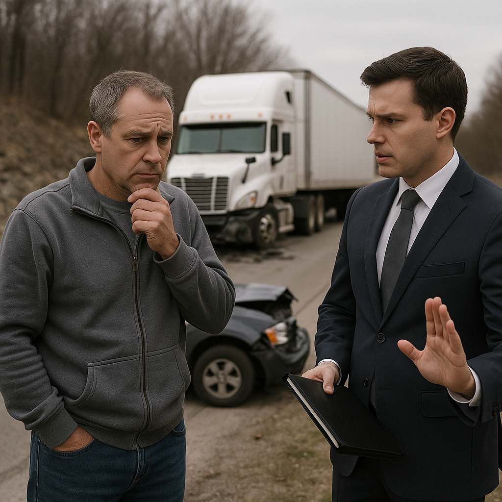 lawyer withdraw truck accident case illustration for What happens if your lawyer withdraws from your truck accident case