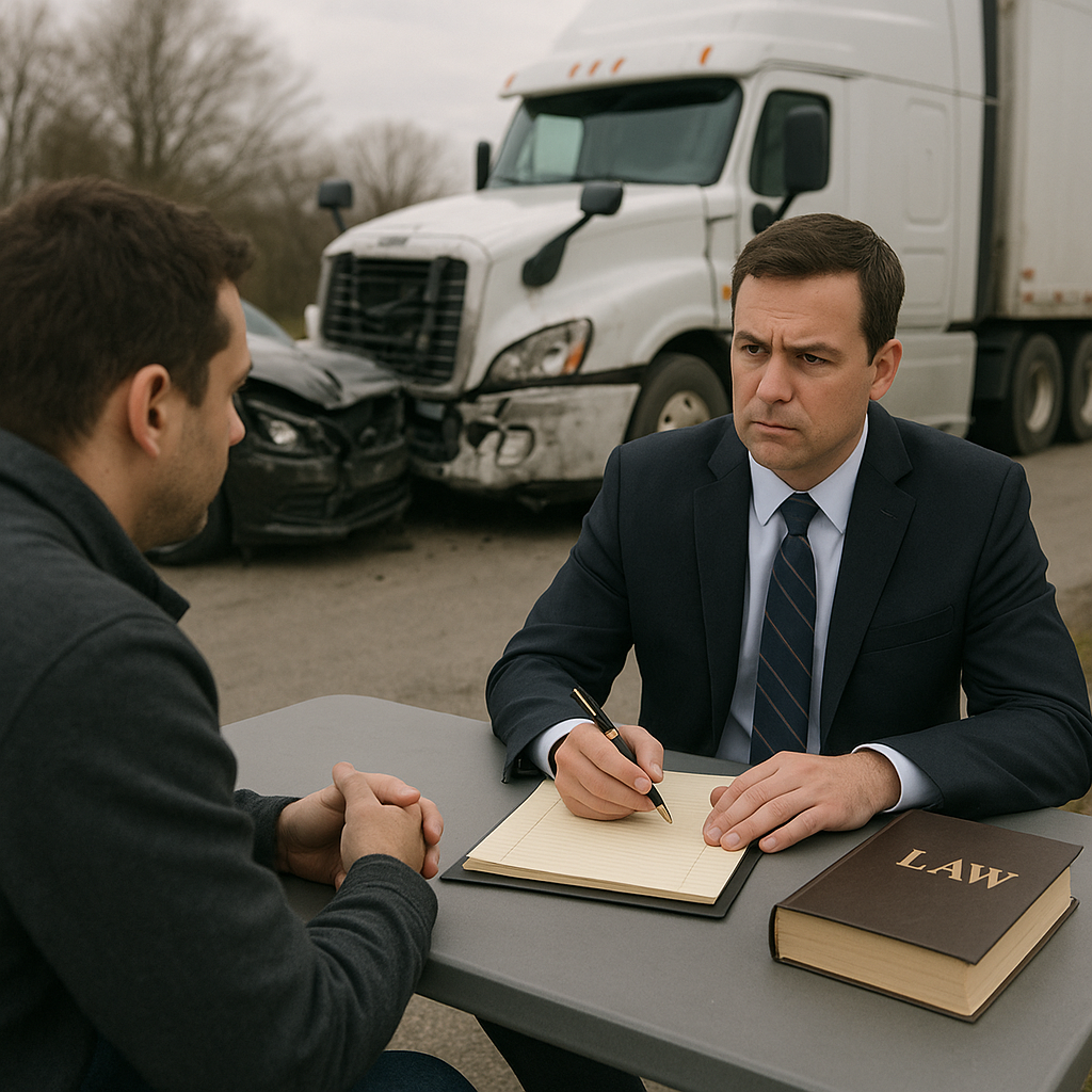 legal representation truck accident illustration for What is legal representation in truck accident claims