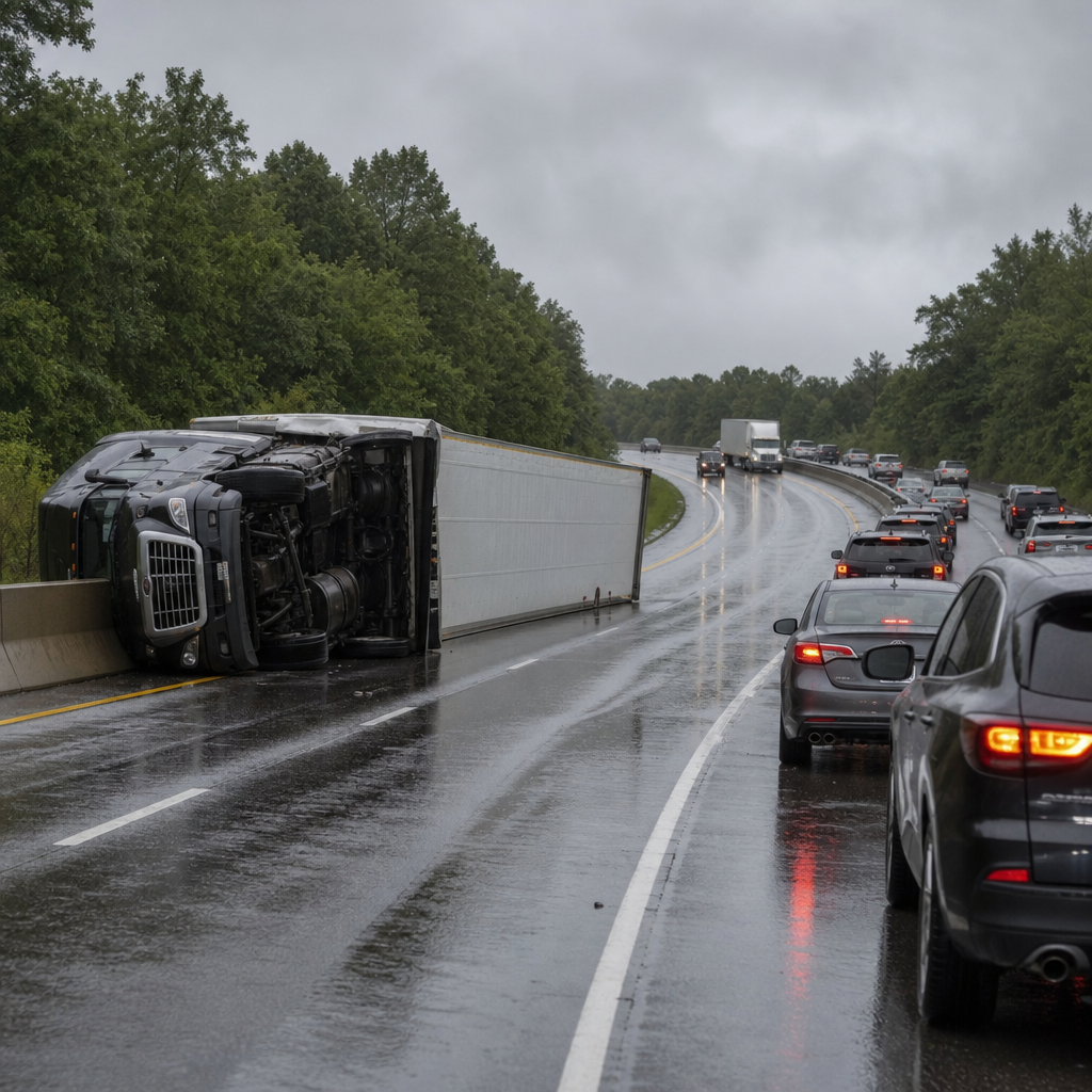 How extreme events affect surrounding traffic