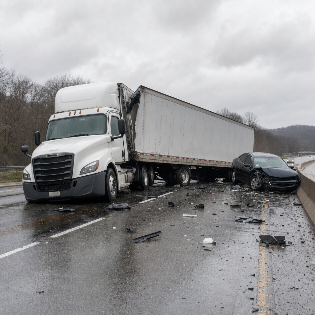 major truck crash scenes illustration for What people notice in major crash scenes